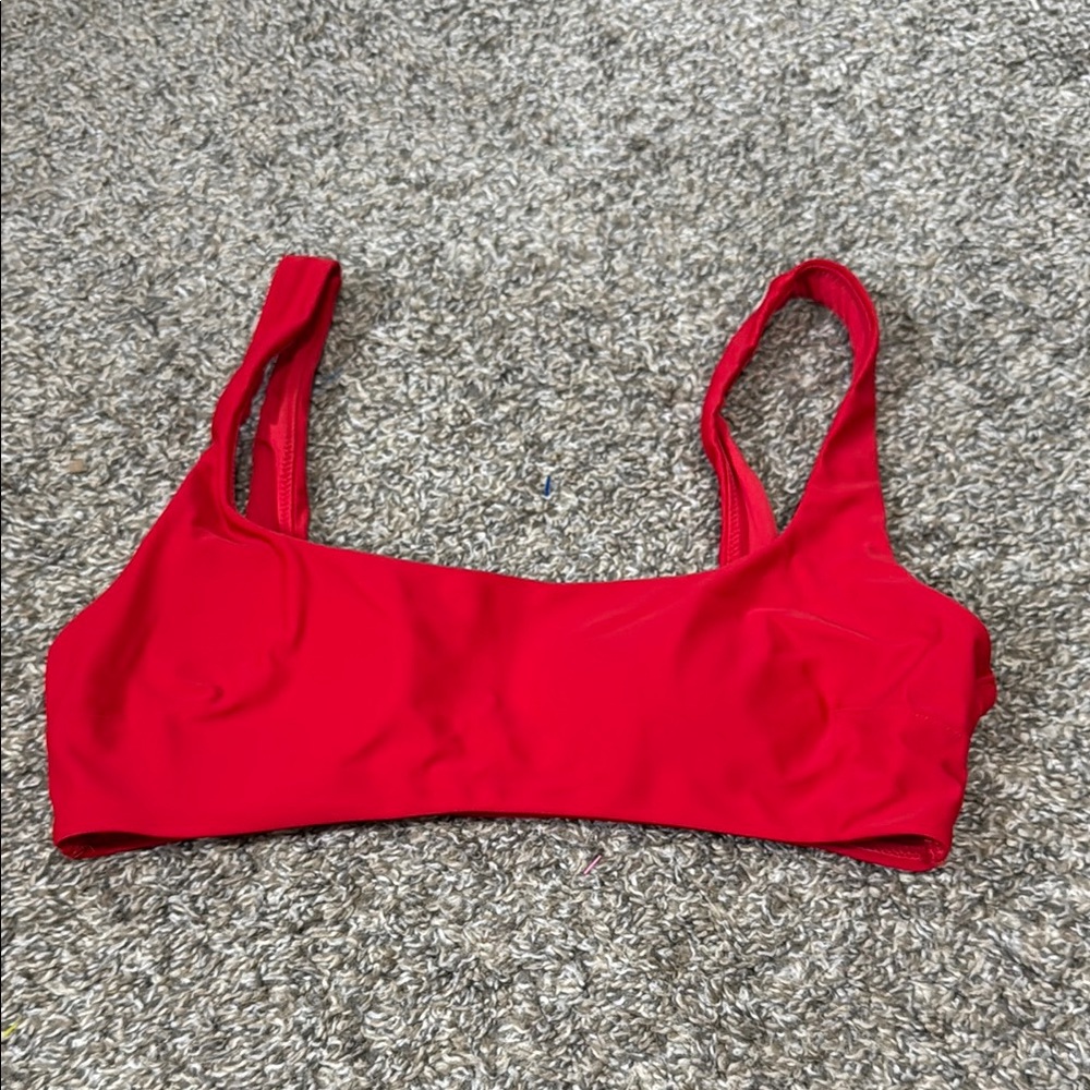 Aerie Red Bikini Top